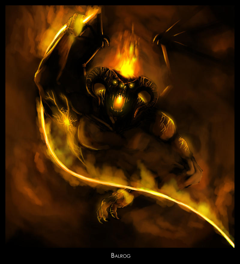 Balrog by highdarktemplar. Licenza Creative Commons Attribution-Noncommercial-No Derivative Works 3.0.