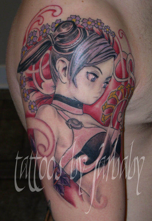 Anime Dövmeler, Fantastik anime tattoo örnekleri