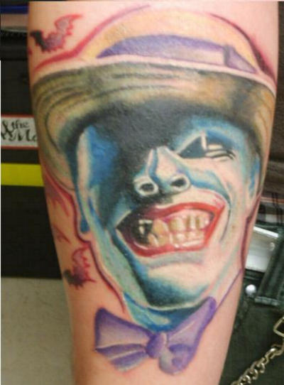 Tattoos Of Jokers. Evil Joker Tattoos